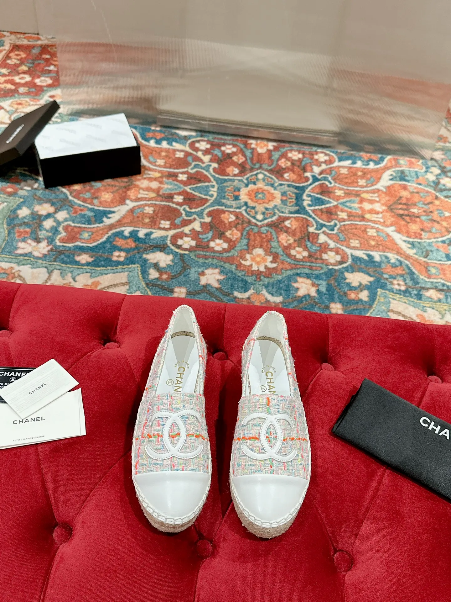 👟👟Ex-factory price 400👟👟 CHANEL 2024 early spring new fisherman shoes, top version 👏👏The inner pads are all made of original imported sheepskin! Code number: 35 - 40 (34.41.42 customized, non-returnable) standard code with full set of packaging